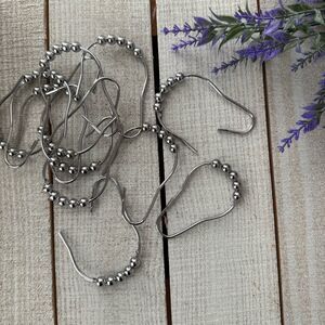 Silver Bathroom Shower Hooks